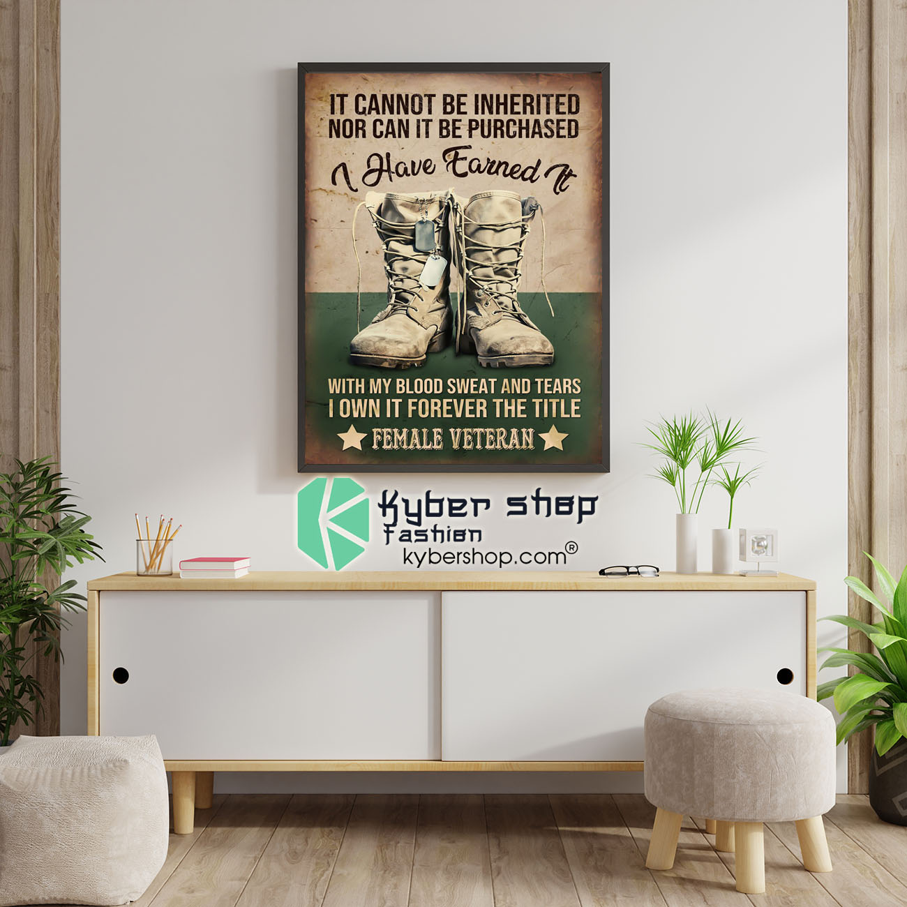 Female veteran It cannot be inherited nor can it be purchased I have earned it poster 4 Female veteran It cannot be inherited nor can it be purchased I have earned it poster