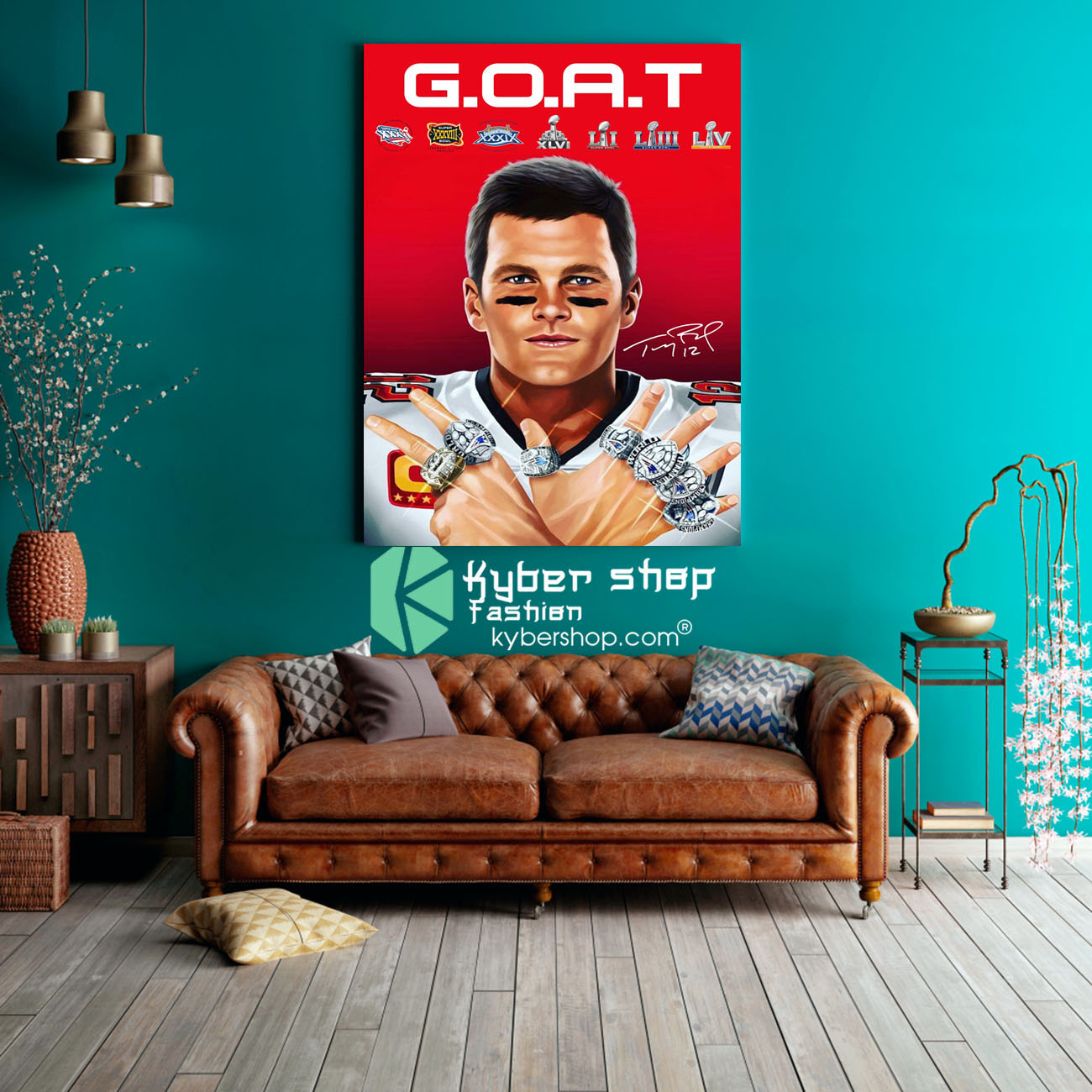 GOAT Brady 2021 poster 3 GOATBradyposter