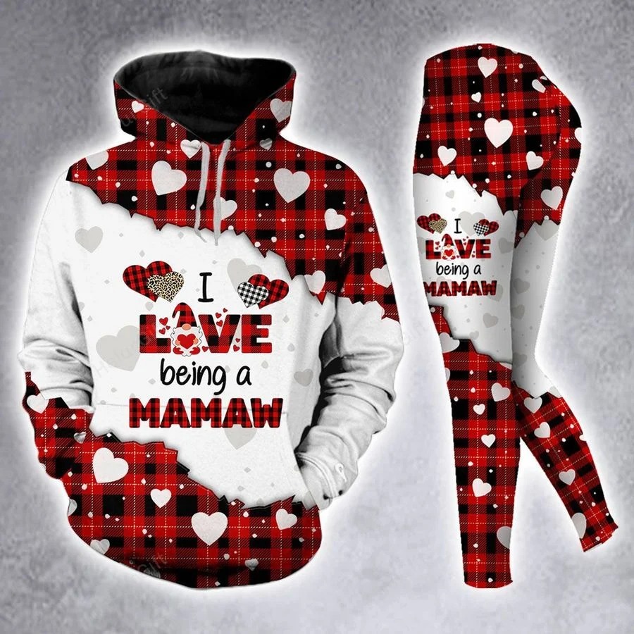 I love being a mamaw custom name 3D hoodie and legging 3 I love being a mamaw custom name 3D hoodie and legging
