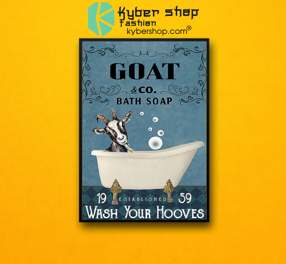 Goat and bath soap wash your hooves poster 3 Goat and bath soap wash your hooves poster7