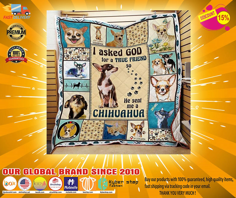 I aked god for a true friend he sent me a chihuahua bedding set 3 I aked god for a true friend he sent me a chihuahua bedding set
