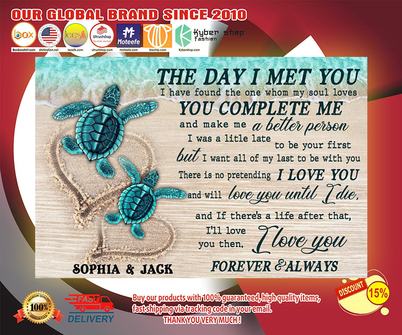 Turtle the day I met you I have found the one whom my soul loves poster 2 Turtle the day I met you I have found the one whom my soul loves poster