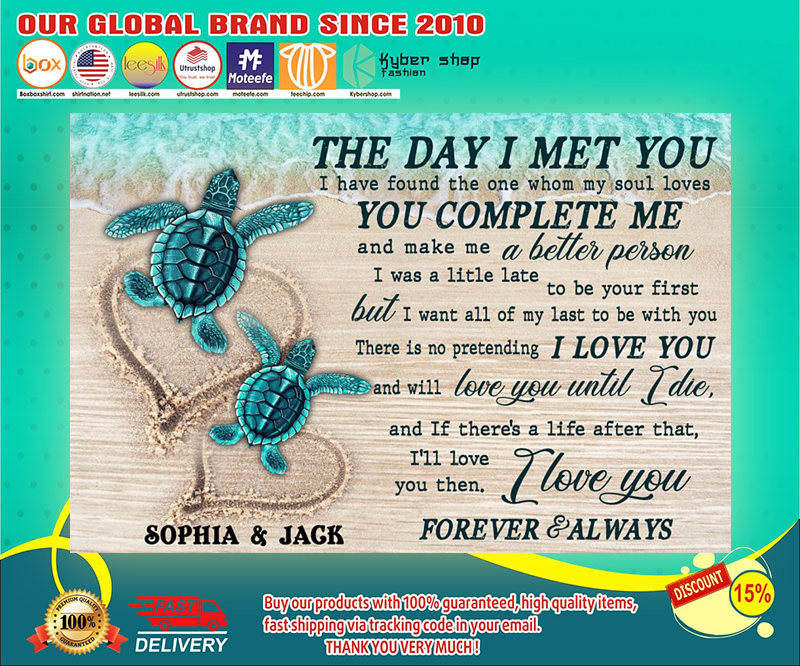 Turtle the day I met you I have found the one whom my soul loves poster 4 Turtle the day I met you I have found the one whom my soul loves poster