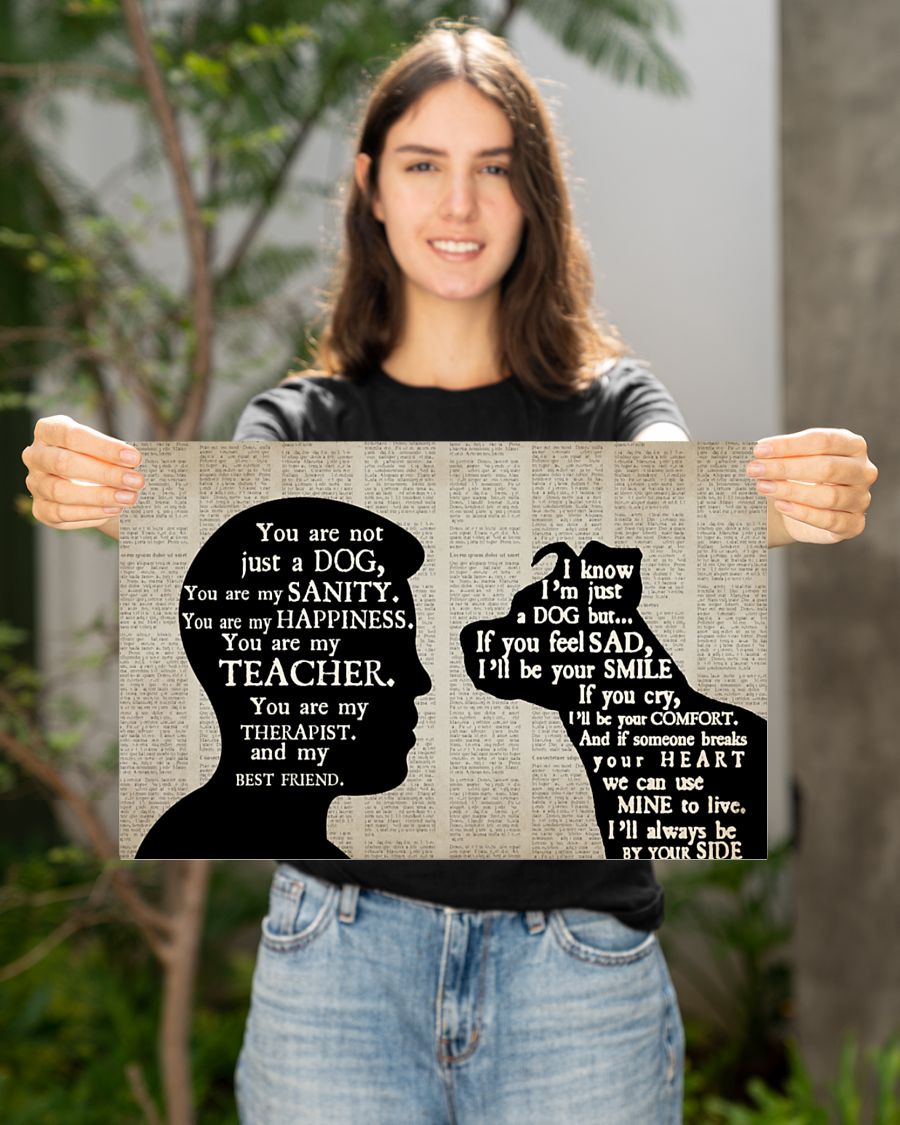 Pitbull and boy therapist best friend poster 3 Pitbull and boy therapist best friend poster