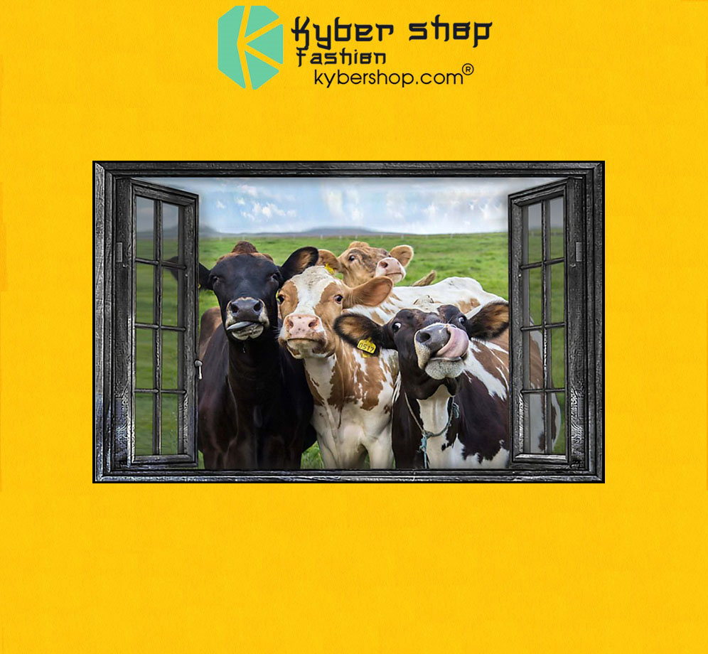 Cow poster window 3 Cow poster window7