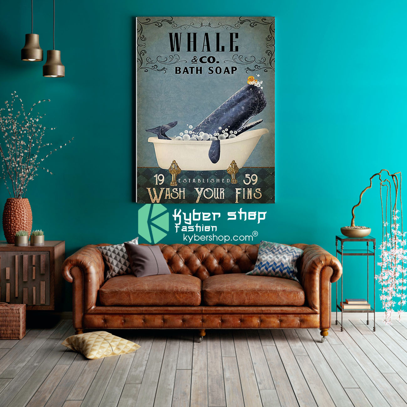 Whale and bath soap wash your fins poster 2 Whale and bath soap wash your fins poster8