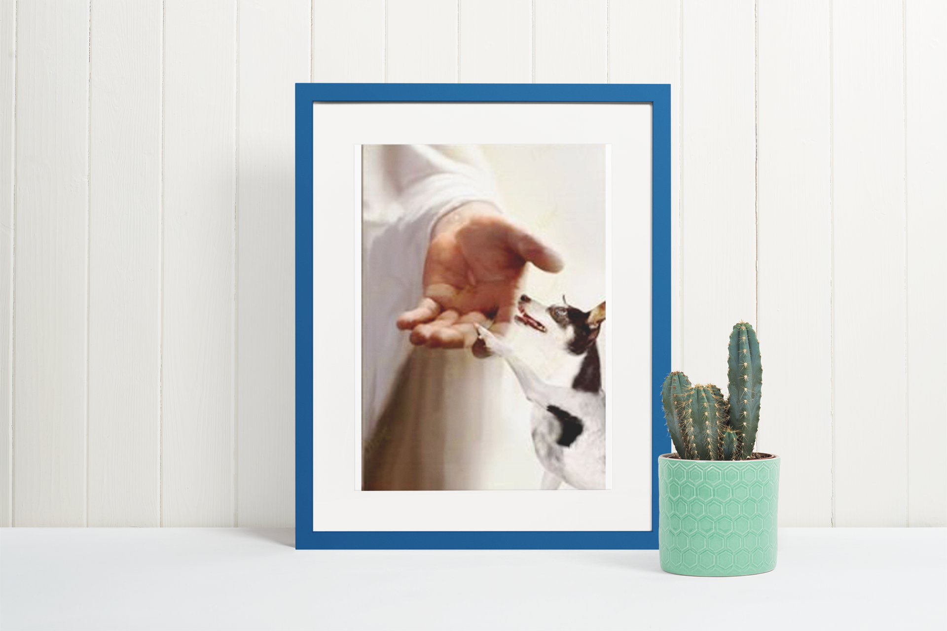 Jesus God Rat Terrier take my hand canvas poster 3 Jesus God Rat Terrier take my hand canvas poster