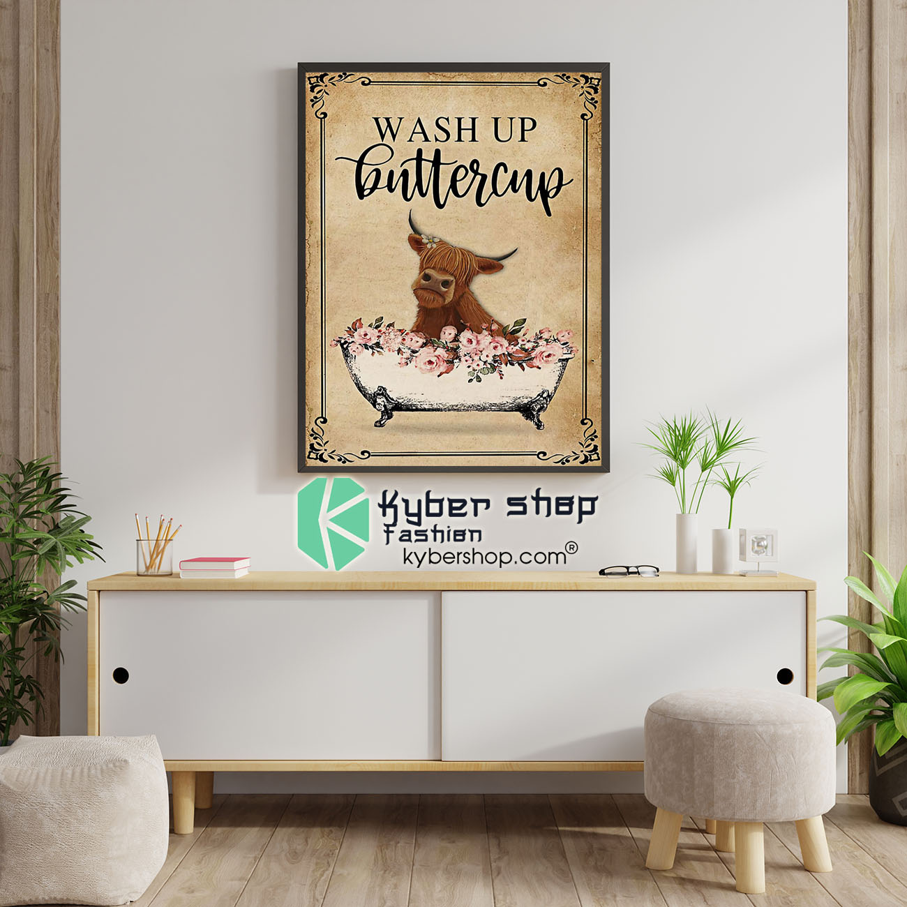 Cow wash up buttercup poster 4 Cow wash up buttercup poster