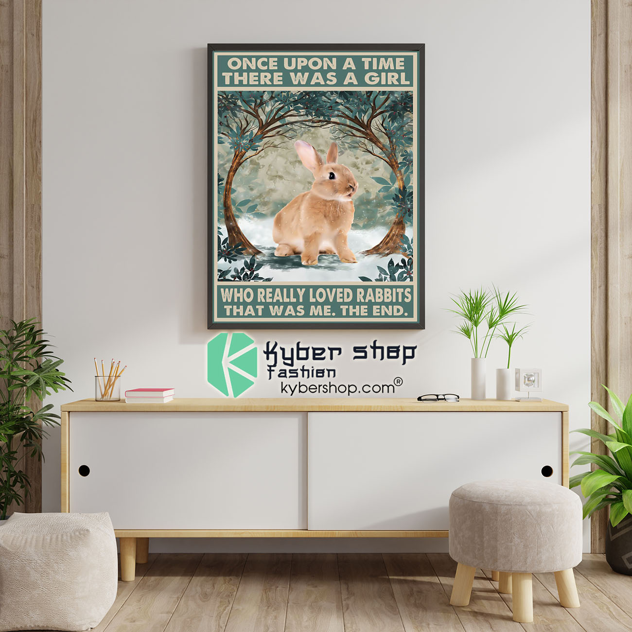 Once upon a time there was a girl who really loved rabbits poster 5