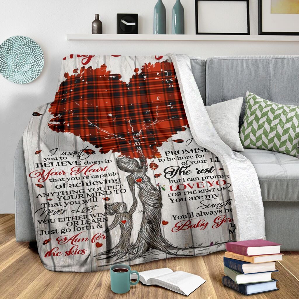 Heart tree To my daughter bedding set