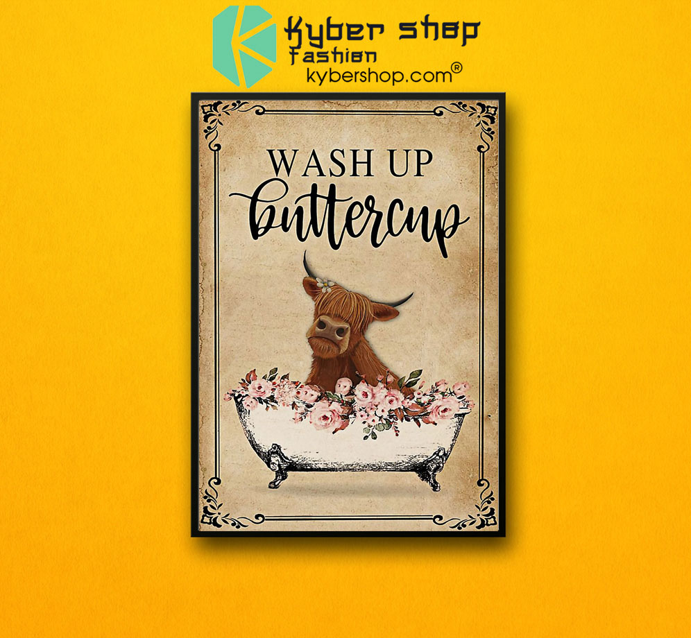 Cow wash up buttercup poster 3 Cow wash up buttercup poster