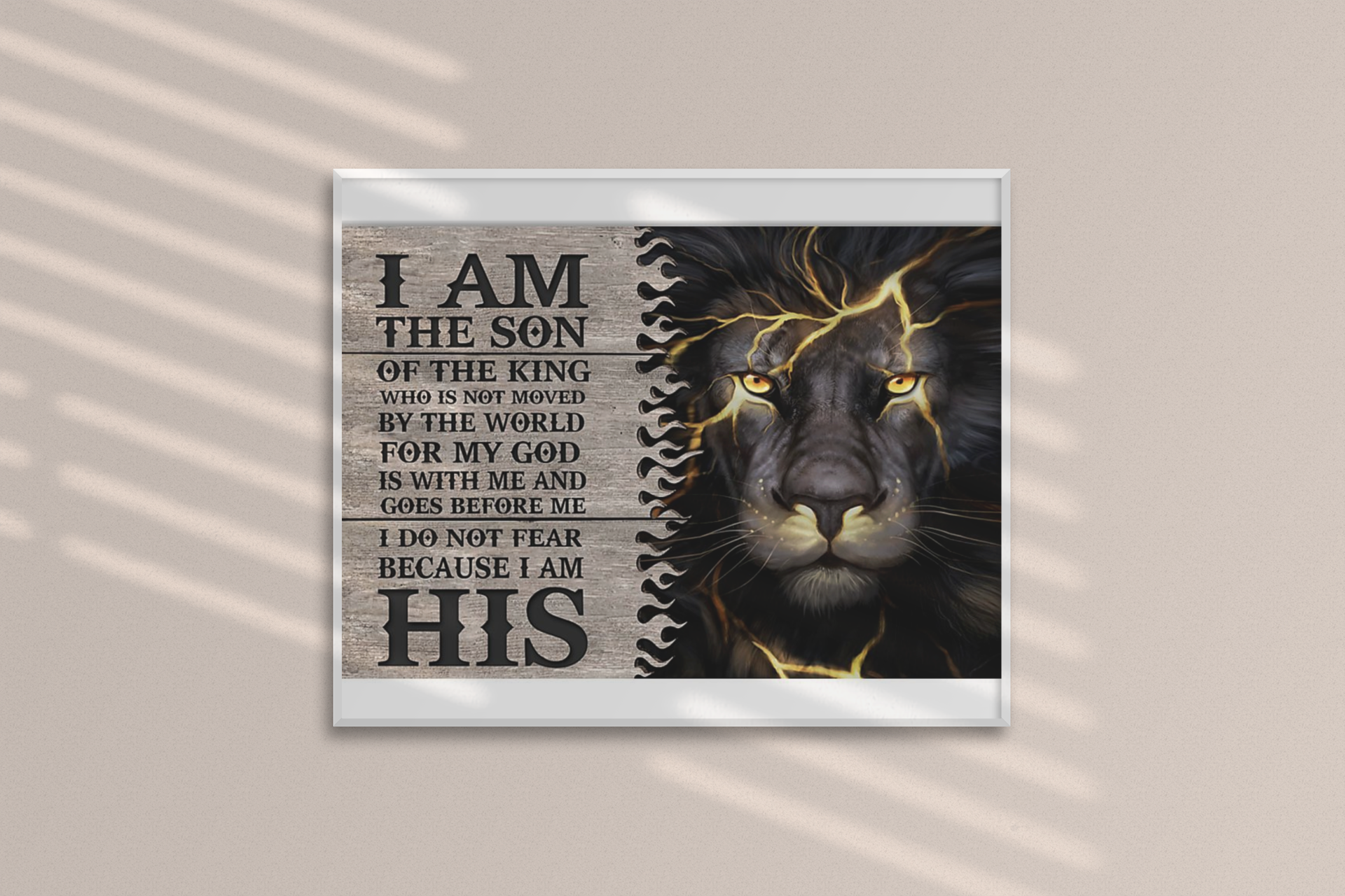 I am the son of the king who is not moved by the world poster 2 I am the son of the king who is not moved by the world poster