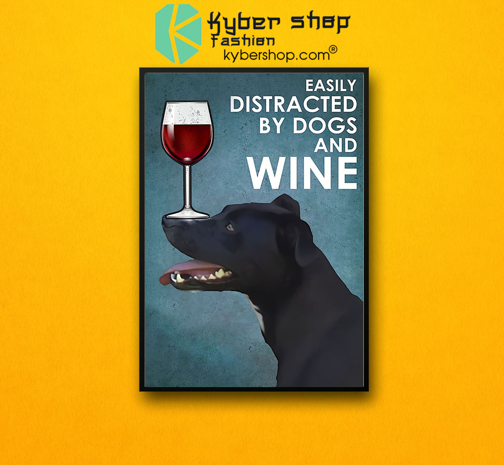 Patterdale terrier easily distracted by dogs and wine poster 2 Patterdale terrier easily distracted by dogs and wine poster7