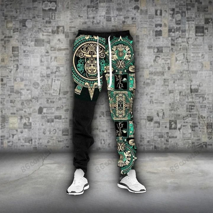 AztecemeraldDhoodieandlegging