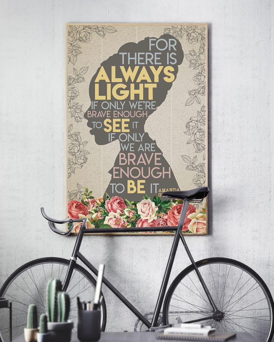 For there is always light Amanda Gorman poster 3 For there is always light Amanda Gorman poster