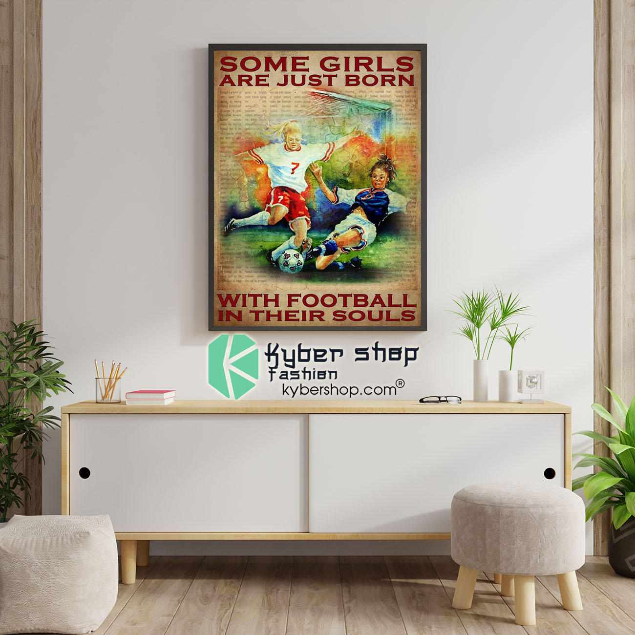 Some girls are just born with football in their souls poster 4 Some girls are just born with football in their souls poster6 1