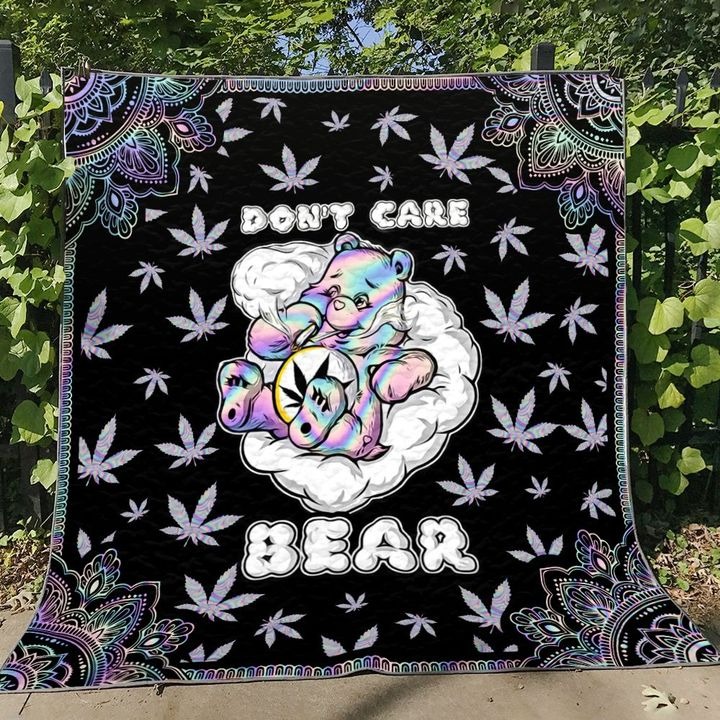 Weed dont care bear bedding set 1
