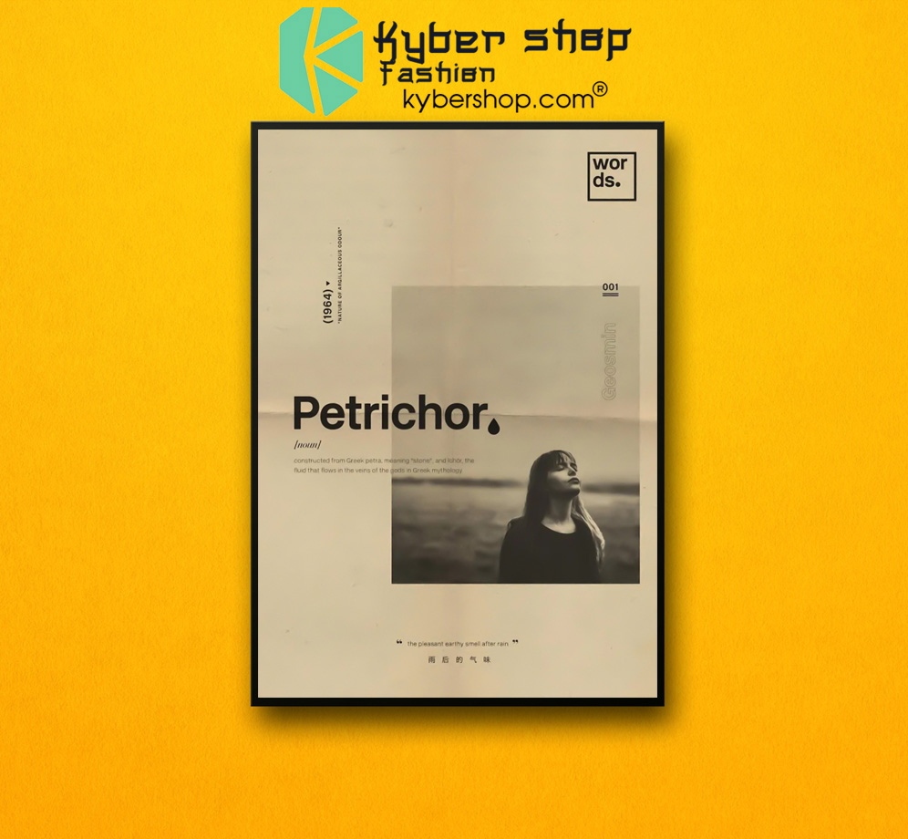 Petrichor constructed from Greek petra meaning stone and ichor poster 3 Petrichor constructed from Greek petra meaning stone and ichor poster 2