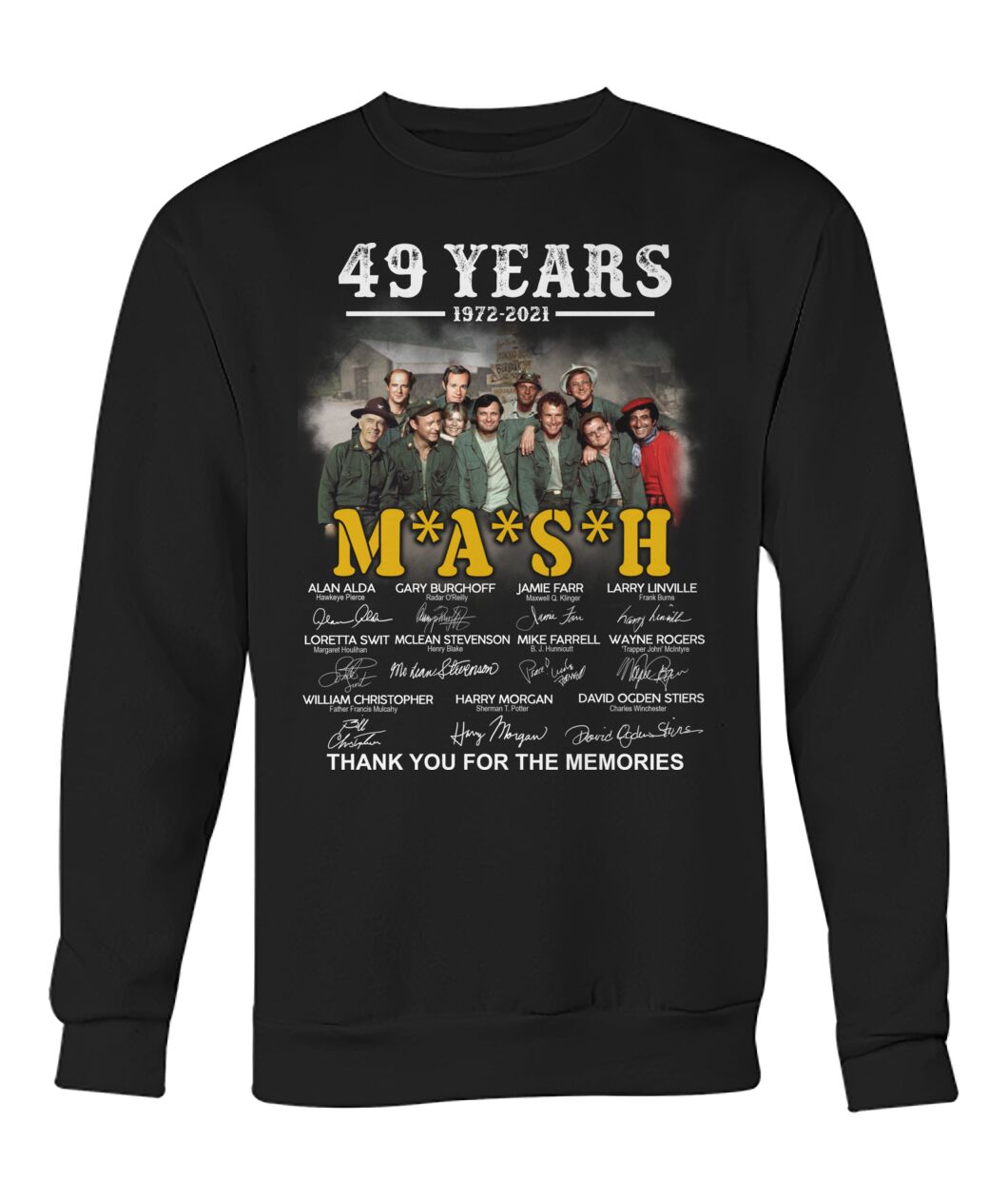 49 years 1972 2021 mash thank you for the memories Shirt 3 7LD1Bx 8G54mm0 AP6AXX2 front large