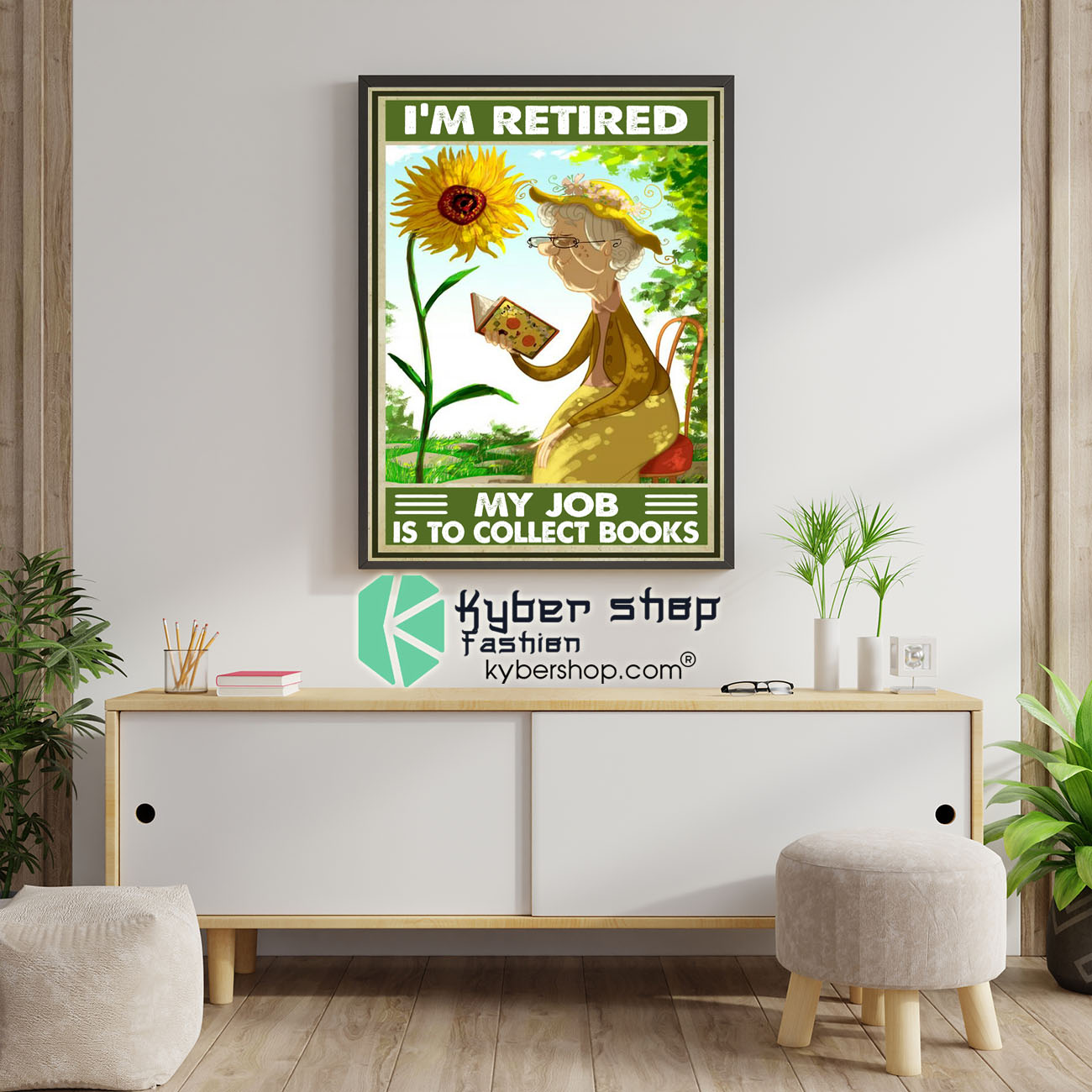 I'm retired my job is to collect books poster 4 Im retired my job is to collect books poster6