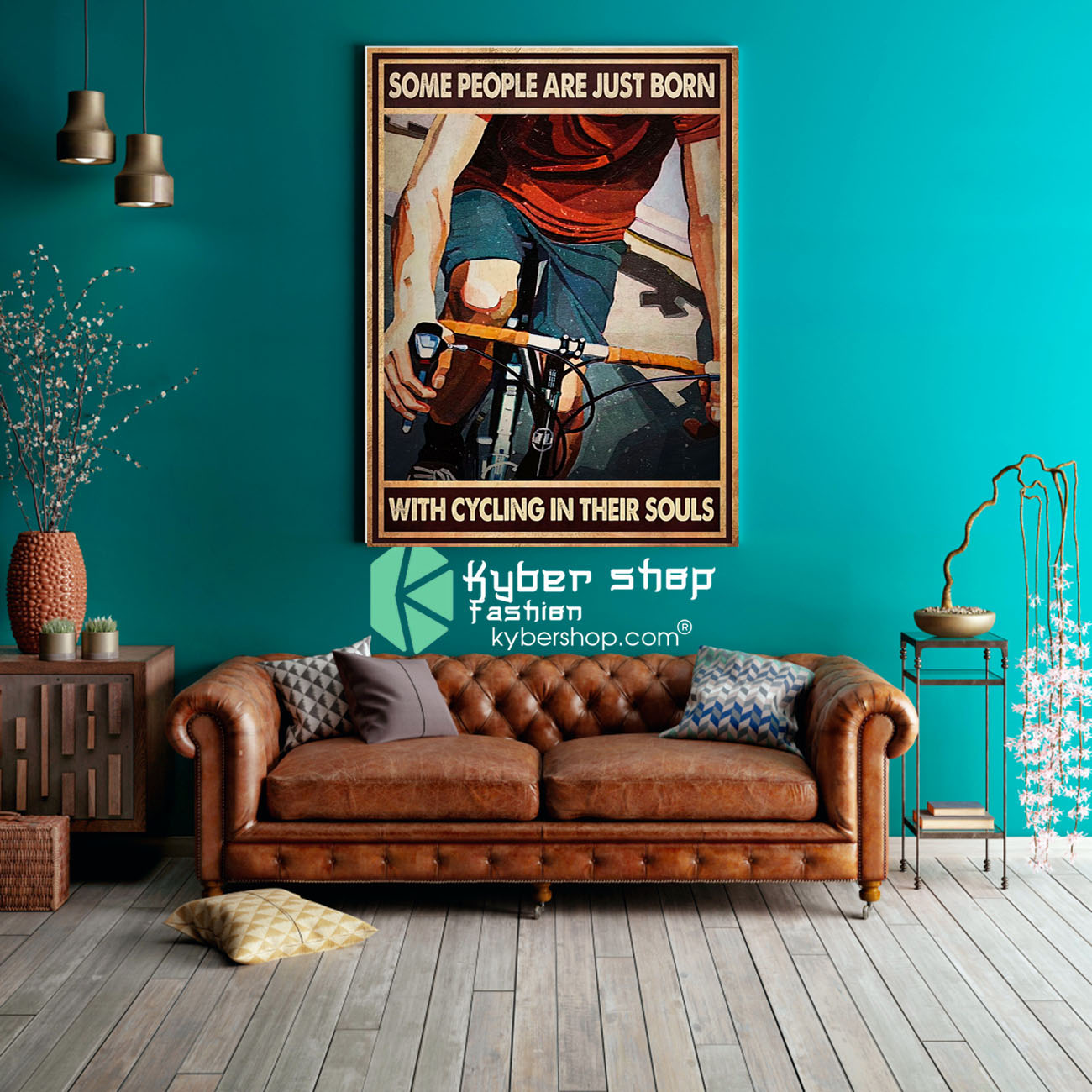 Cycling some people are just born with cycling in their souls poster 2