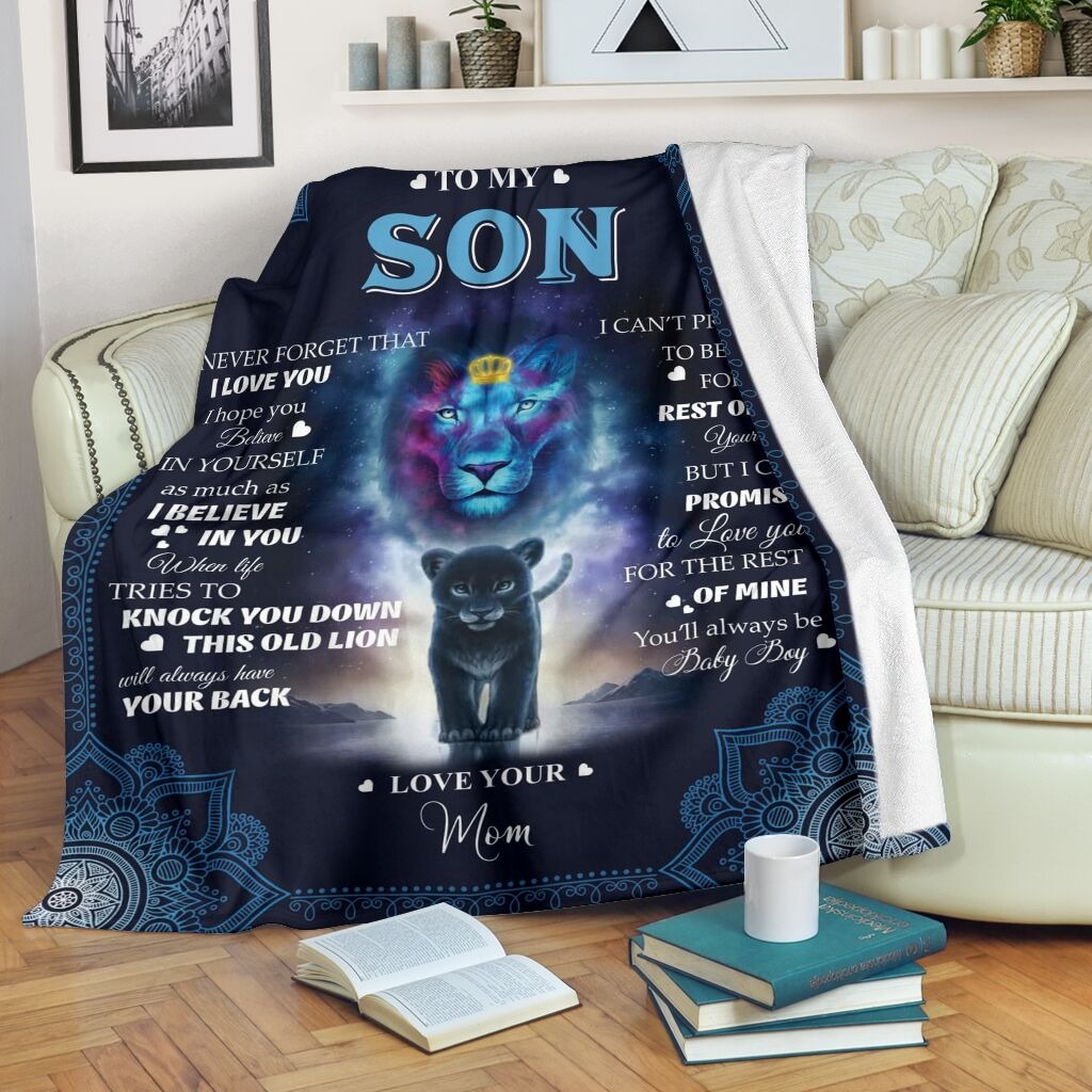 Lion to my son blanket