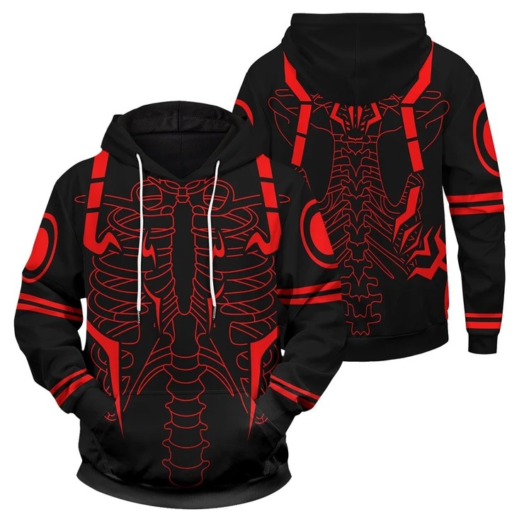 Rib Sukuna 3d over print hoodie