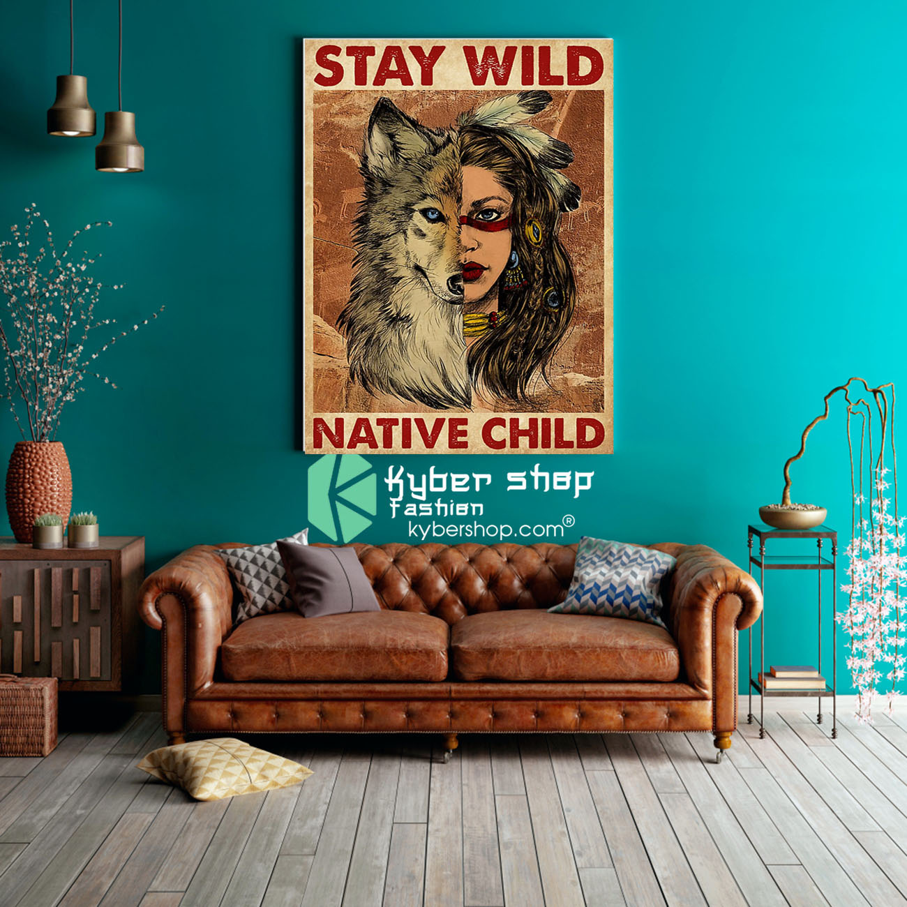 Native child stay wild poster 2