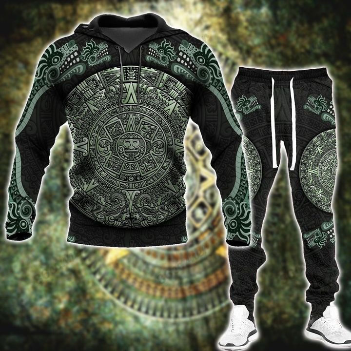 Aztec jungle 3D hoodie and sweatpant