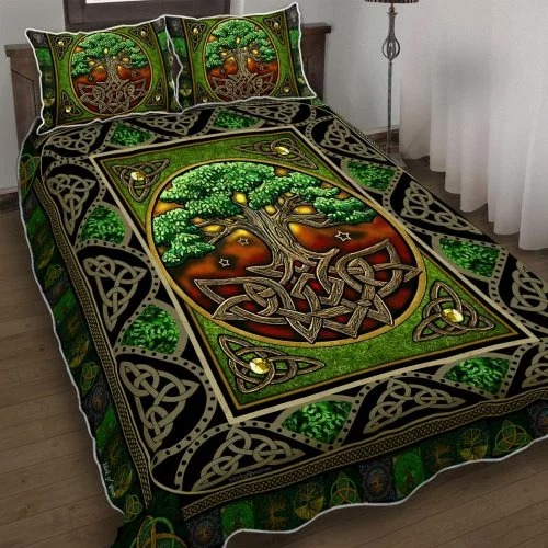 irish celtic tree of life bedding set