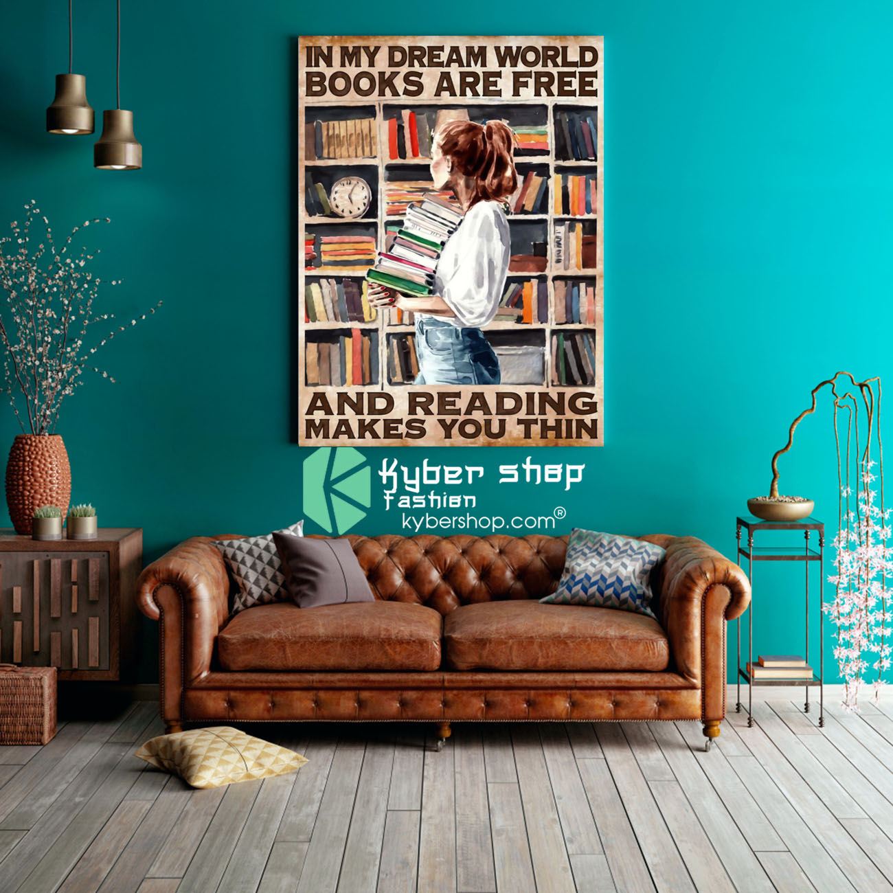 In my dreams world books are free and reading makes you thin poster 2 In my dreams world books are free and reading makes you thin poster 3