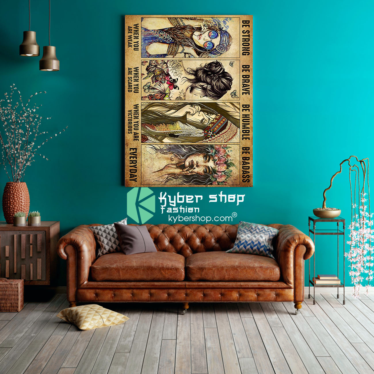 Girl Hippie be strong be brave be humble be badass poster 2 Girl Hippie be strong be brave be humble be badass poster 3