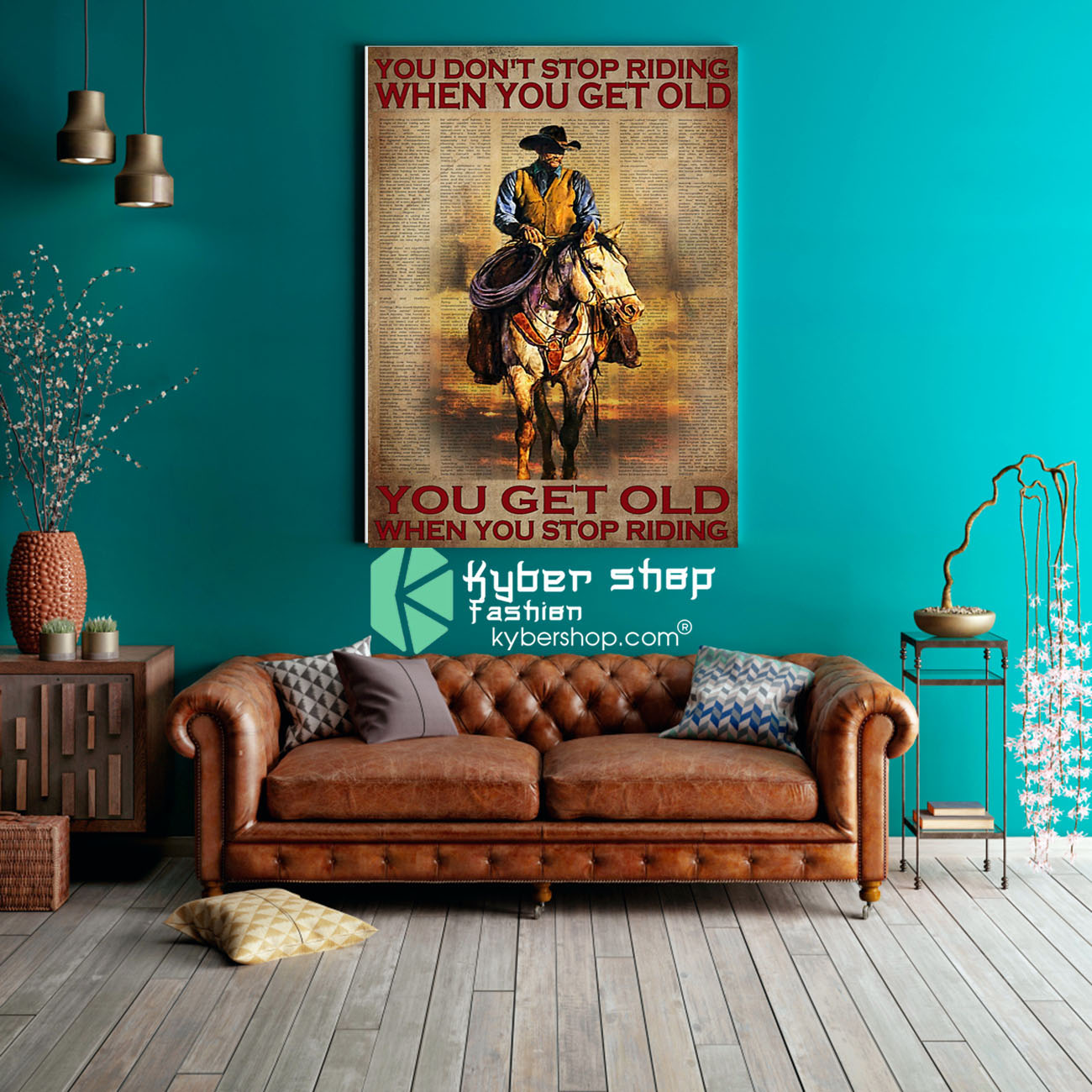 You dont stop riding when you get old poster 2