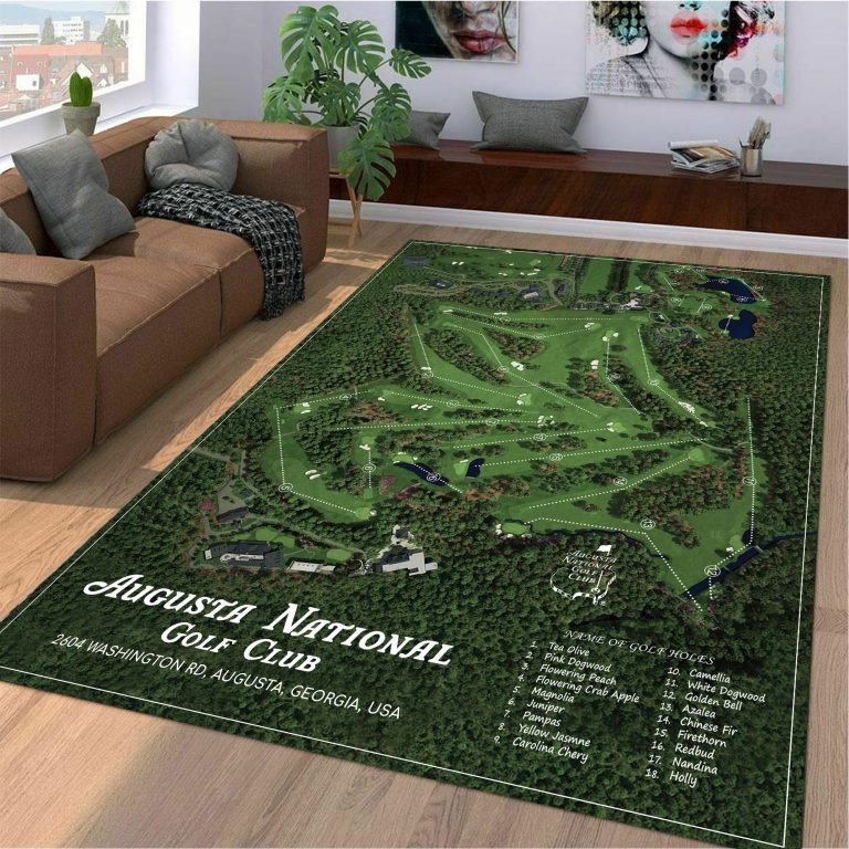 Augusta national golf club rug