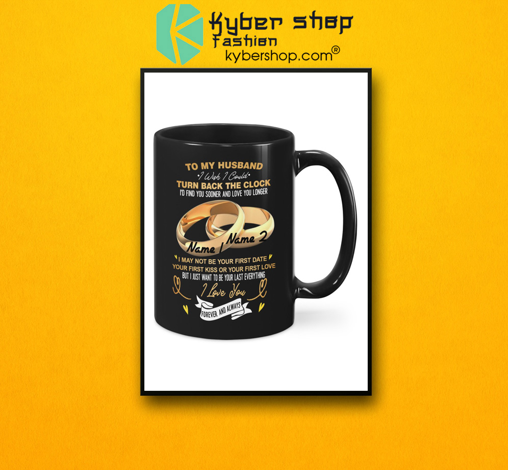 Couplerings To my husband turn back the clock I love you custom name mug 4 Couplerings To my husband turn back the clock I love you custom name mug 2