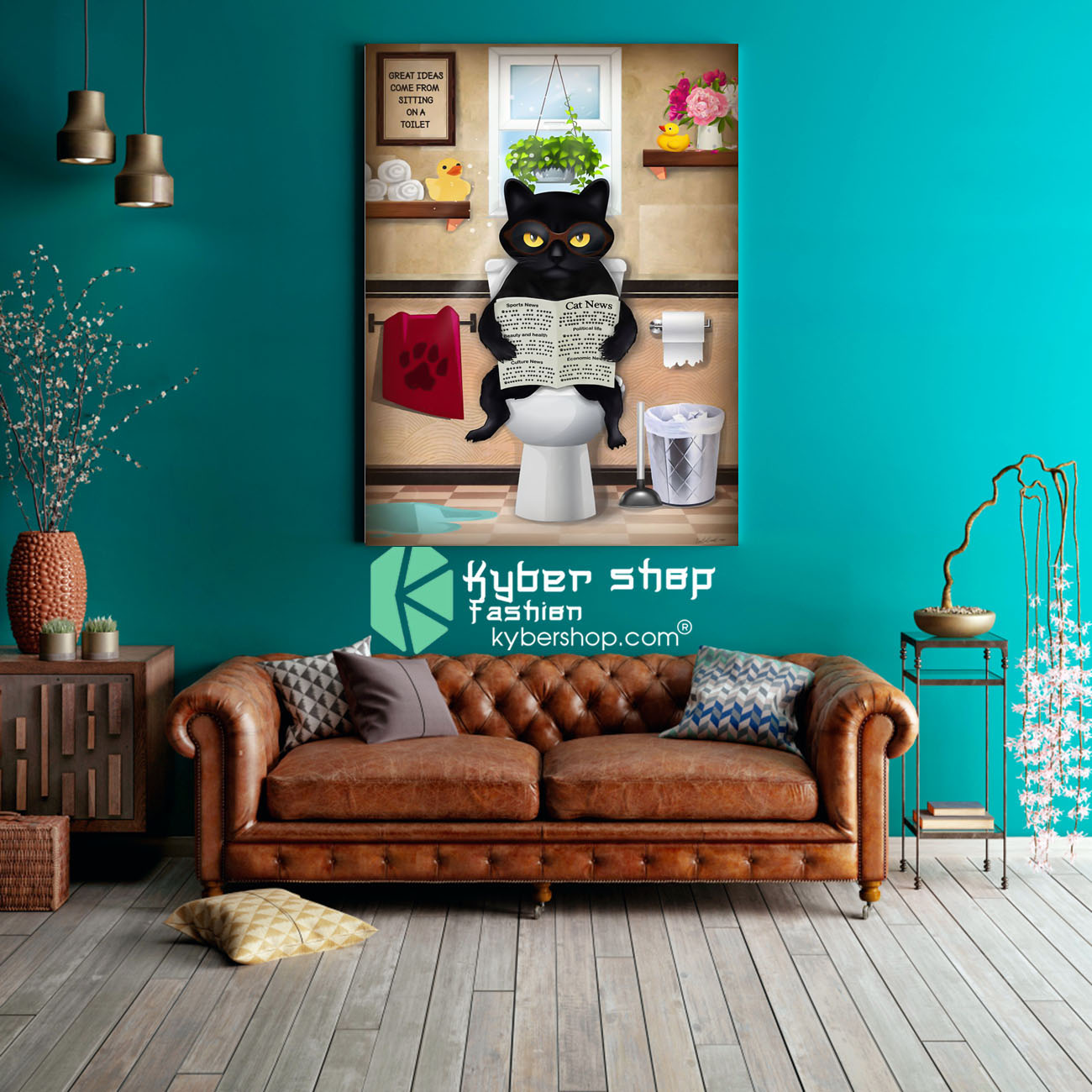 Cat toilet poster 2 Cat toilet poster 3
