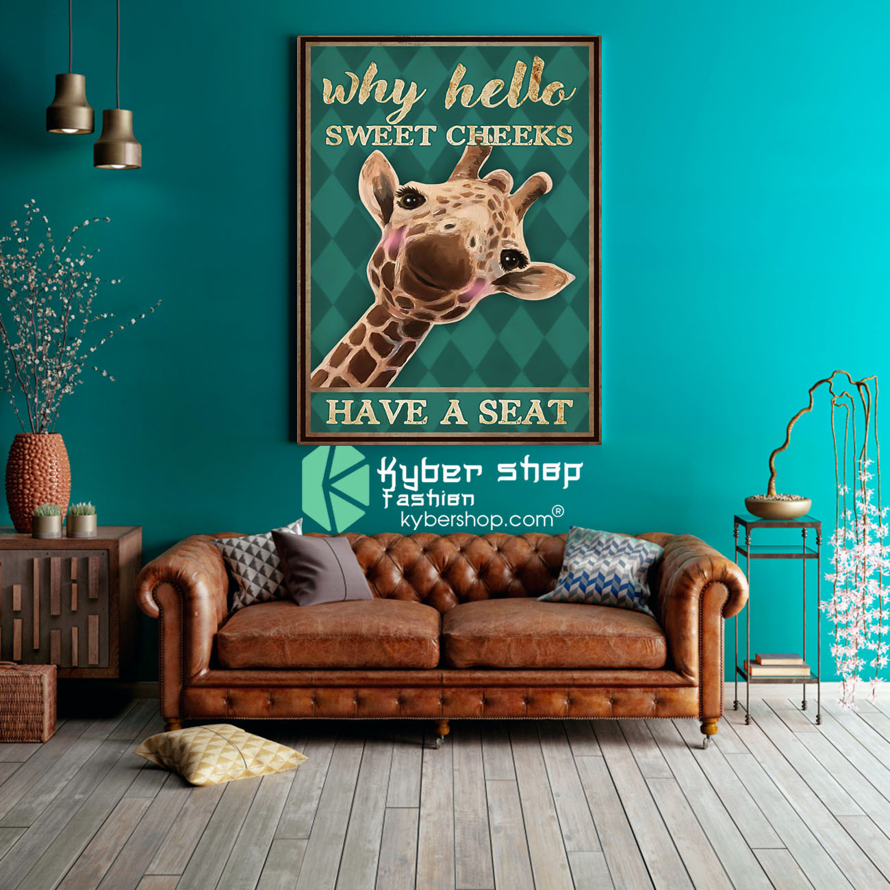 Giraffe why hello sweet cheeks have a seat poster 2 Giraffe why hello sweet cheeks have a seat poster 3 2