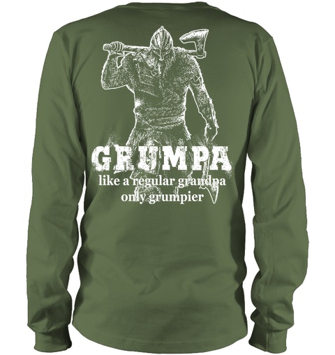 Grumpa like a regular grandpa only grumpier Shirt 3 mockup 15