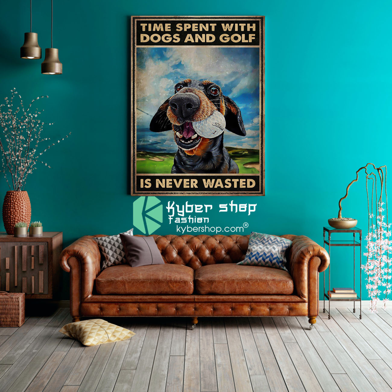 Time spent with dogs and golf is never wasted poster 2 Time spent with dogs and golf is never wasted poster 3 1