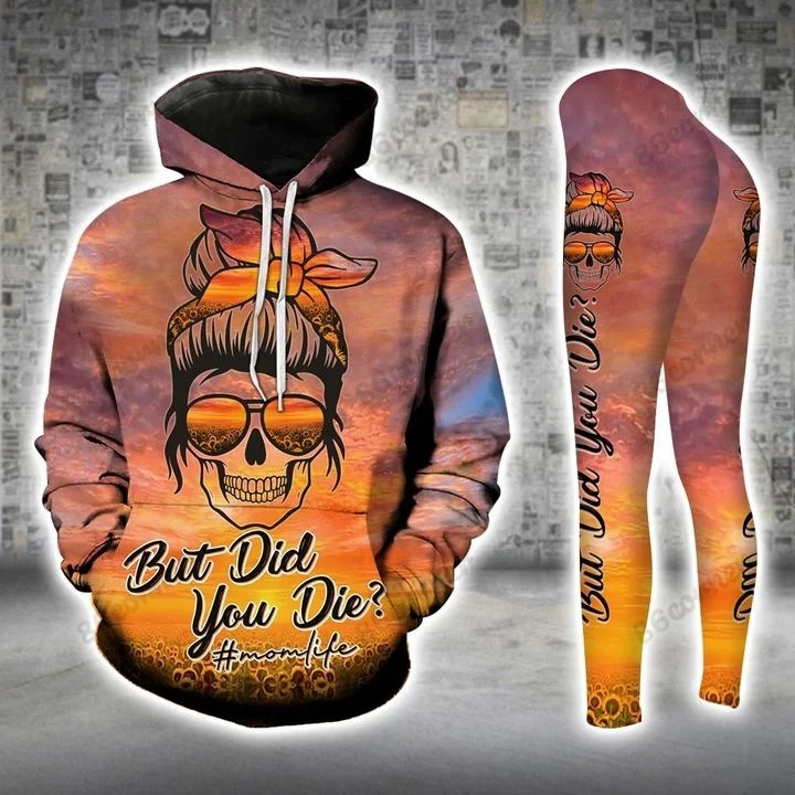 Skull but did you die 3D hoodie and legging
