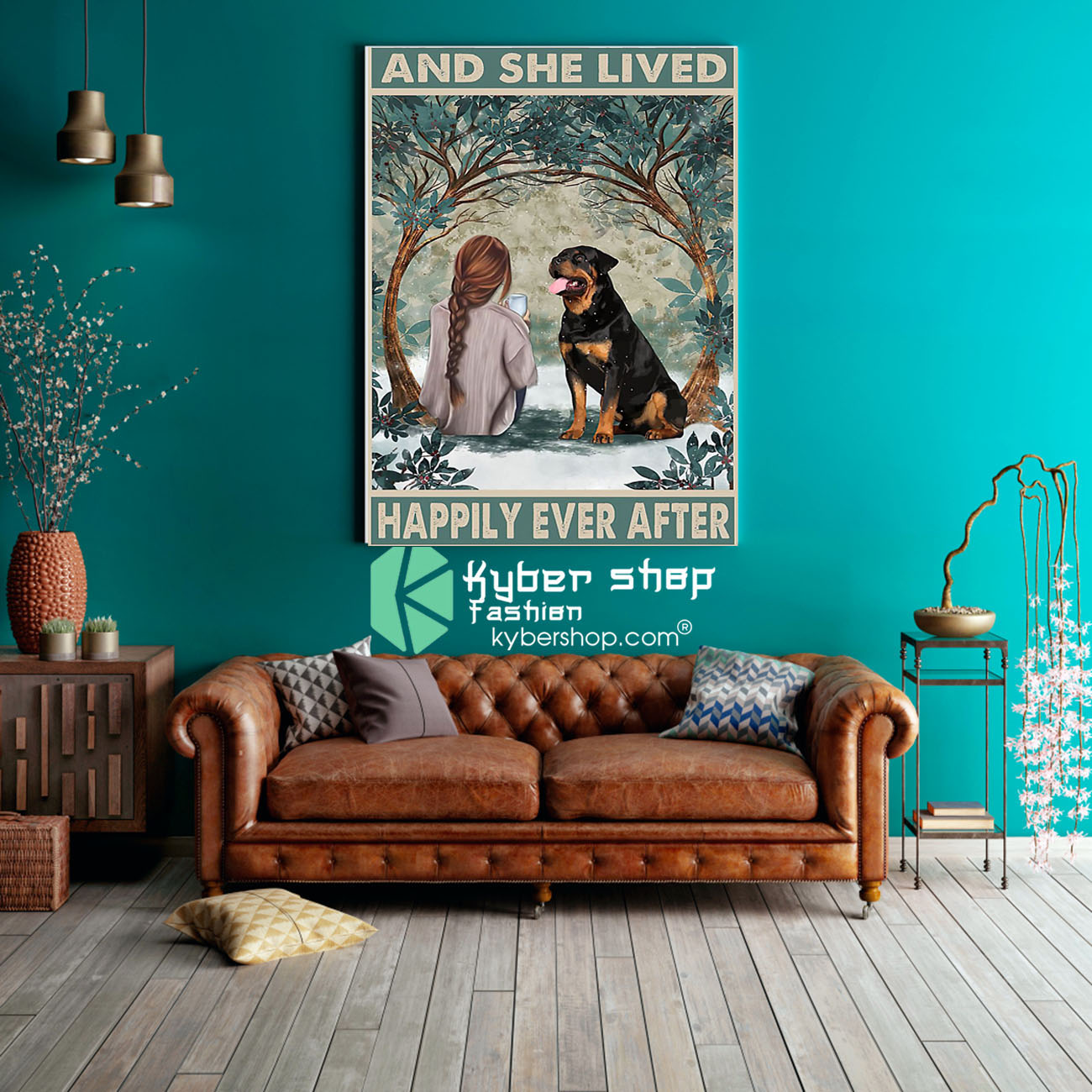 Rottweiler and she lived happily ever after poster 2