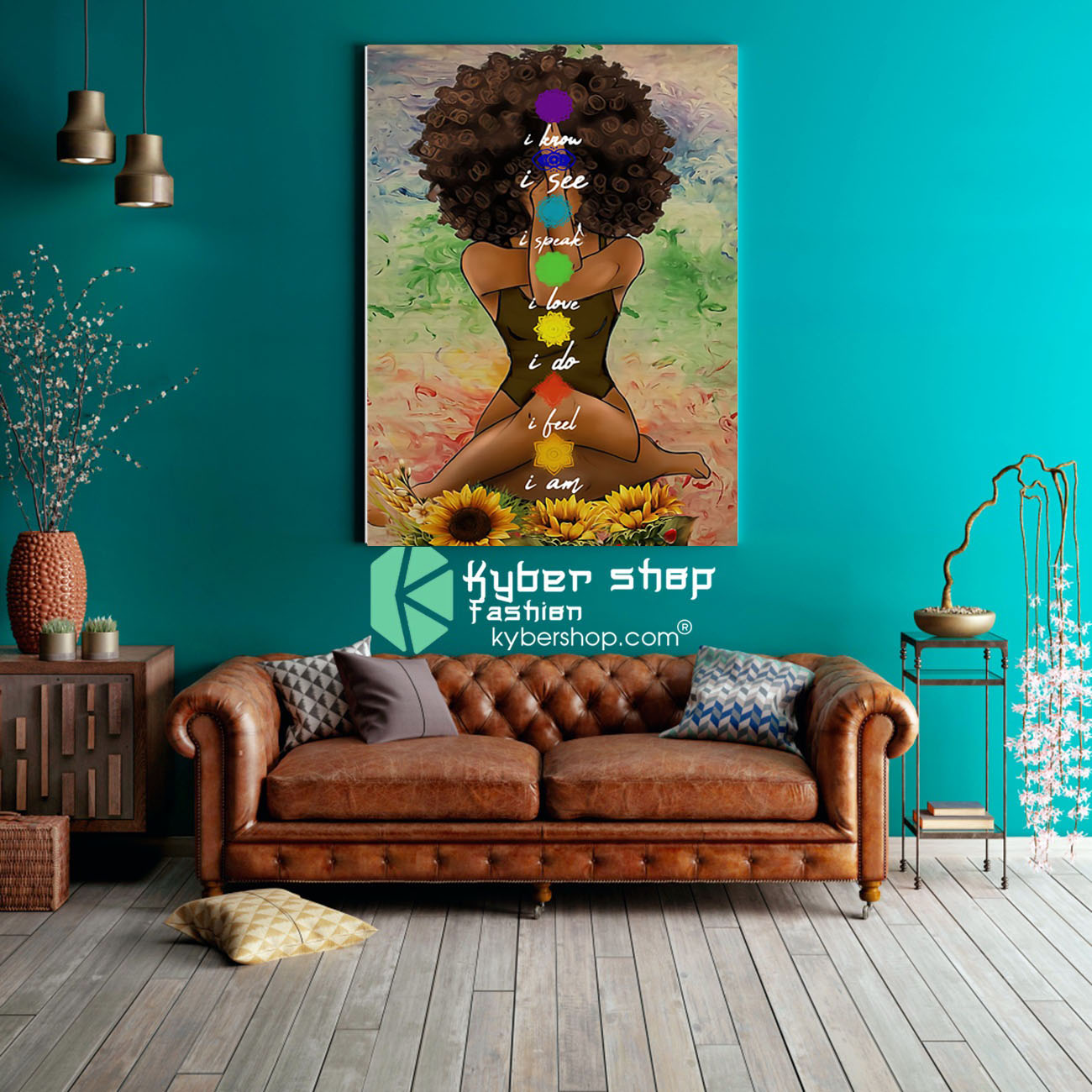 Yoga African American I know I see I speak I love I do poster 4 Yoga African American I know I see I speak I love I do poster8
