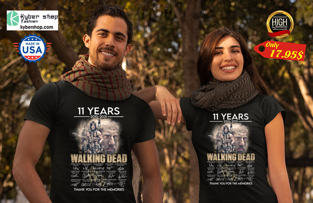 11 years 2010 2021 The walking dead thank you for the memories Shirt 4 11 years 2010 2021 The walking dead thank you for the memories Shirt