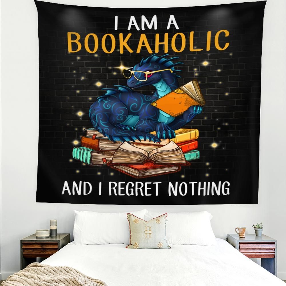Dragon I am a bookaholic and I regret nothing blanket 3 Dragon I am a bookaholic and I regret nothing blanket