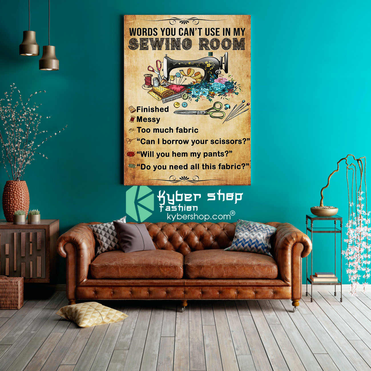 Words you can't use in my sewing room poster 2 Words you cant use in my sewing room poster 3