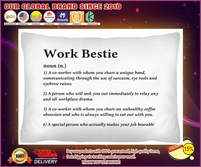 Work bestie definition a co worker with whom you share a unique bond cushion pillow 2 Work bestie definition a co worker with whom you share a unique bond cushion pillow 4