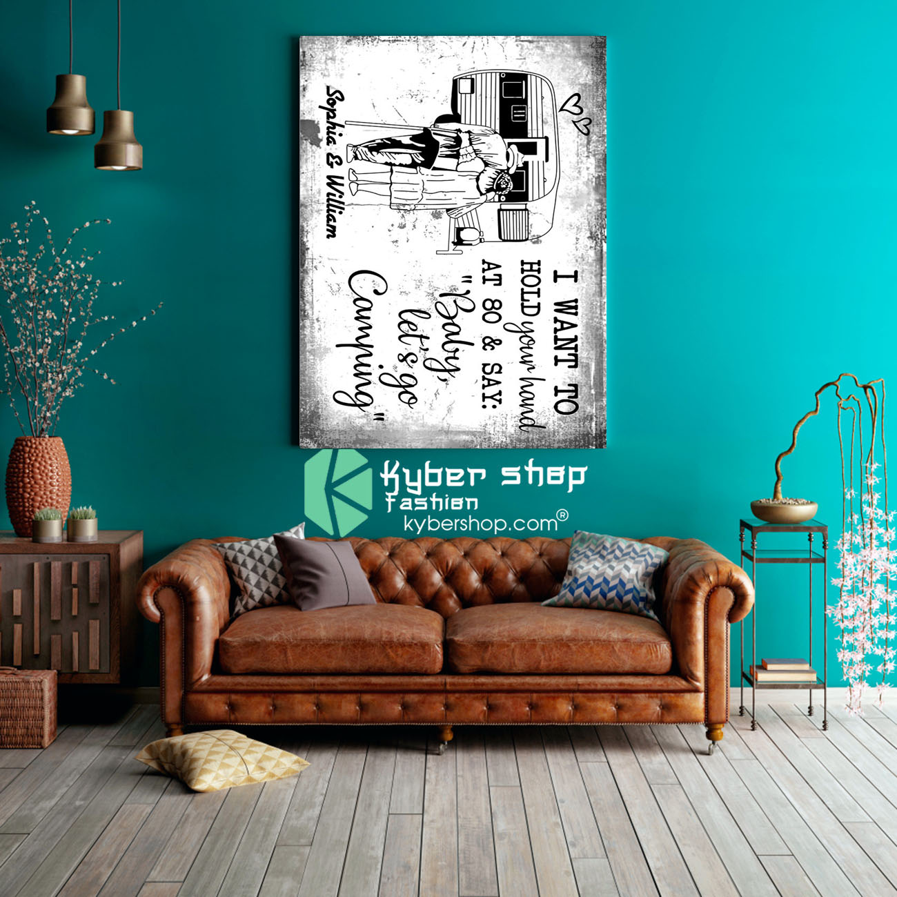 I want to hold your hand at 80 and say baby let's go camping custom name poster 3 I want to hold your hand at 80 say baby lets go camping poster 3 1