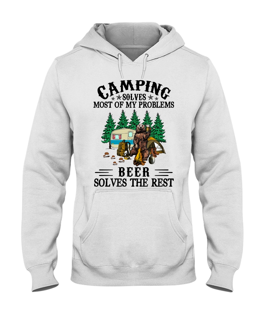 Camping Solves Most Of My Problems Beer solves the rest Shirt 3 Camping Solves Most Of My Problems Beer solves the rest Shirt