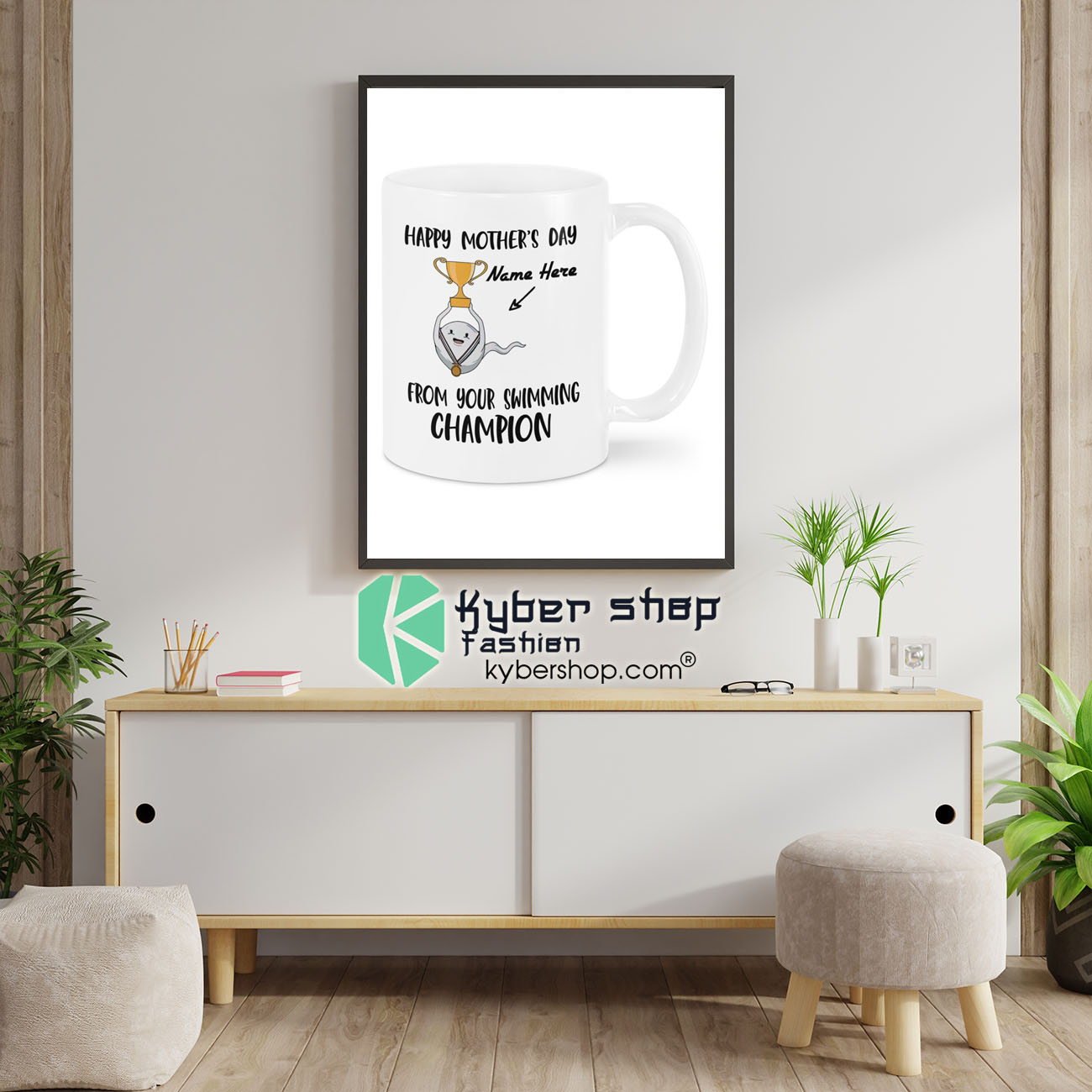 Happy Mother's DAY From Your Swimming Champion custom personalized name Mug 4 Happy Mothers DAY From Your Swimming Champion custom personalized name Mug 1