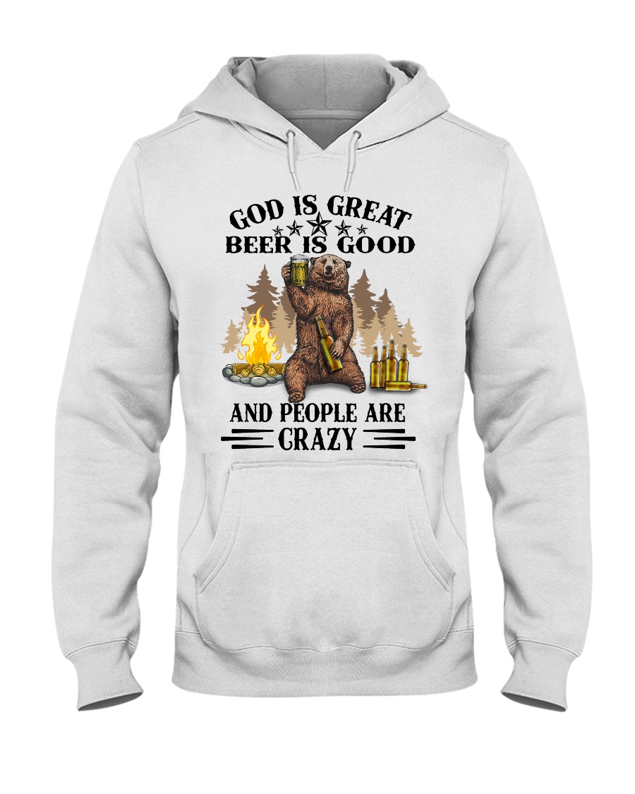 Bear God Is Great Beer Is Good And People Are Crazy Shirt 4